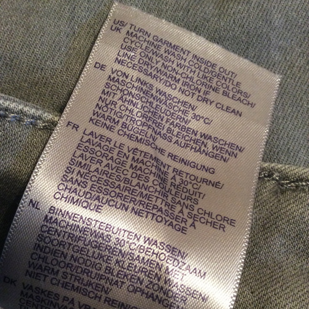 NYDJ Slim Bootcut stretch gray jeans lift technology size 0 - Picture 11 of 14